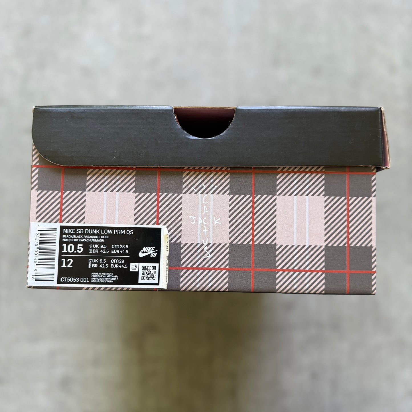 Size 10.5 - 2020 Travis Scott x Nike Dunk SB Low “Cactus Jack” Special Box