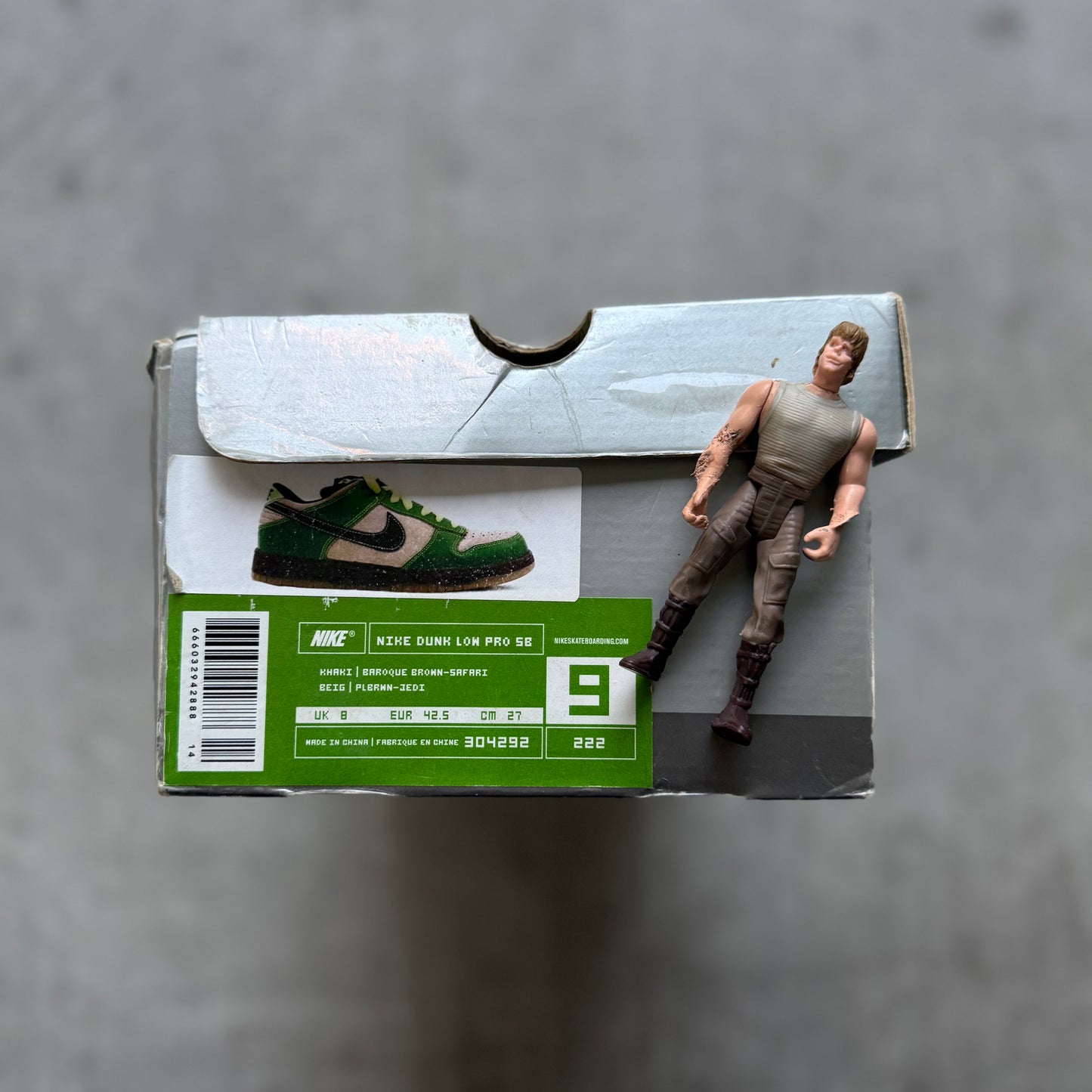 Size 9 - 2004 Nike Dunk SB Low “Jedi”