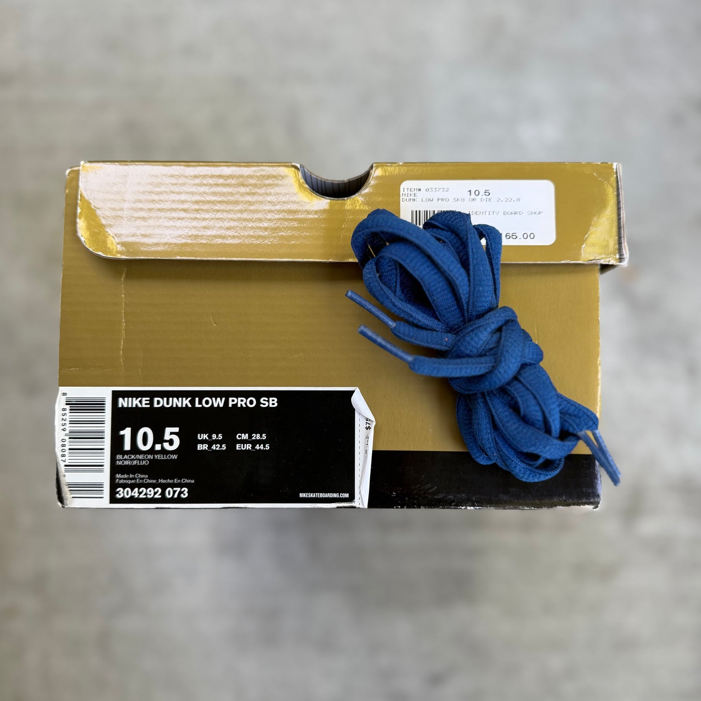 Size 10.5 - 2008 Nike Dunk SB Low “Skate or Die”
