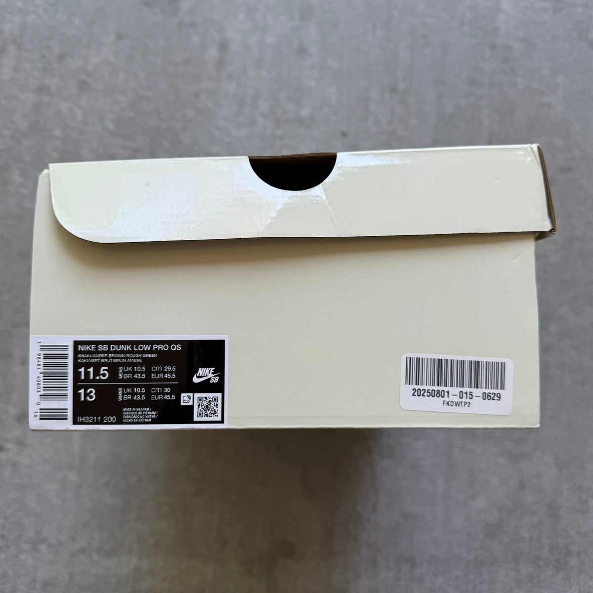 Size 11.5 - 2025 Nike Dunk SB Low “Arts-Rec”