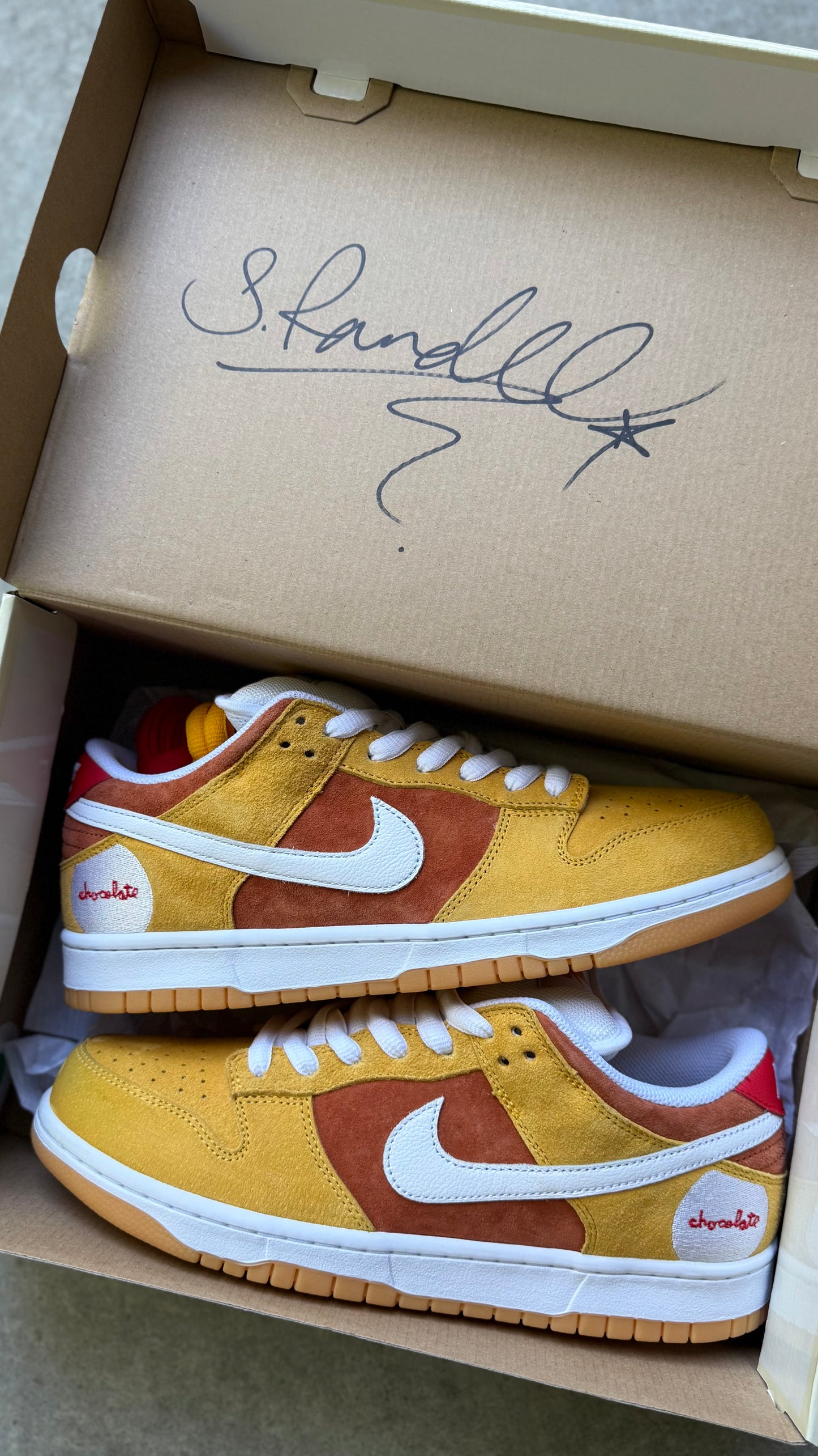 Size 10 - 2024 Chocolate Skateboards x Nike Dunk SB Low “Sun / 30th Anniversary” SAMPLE