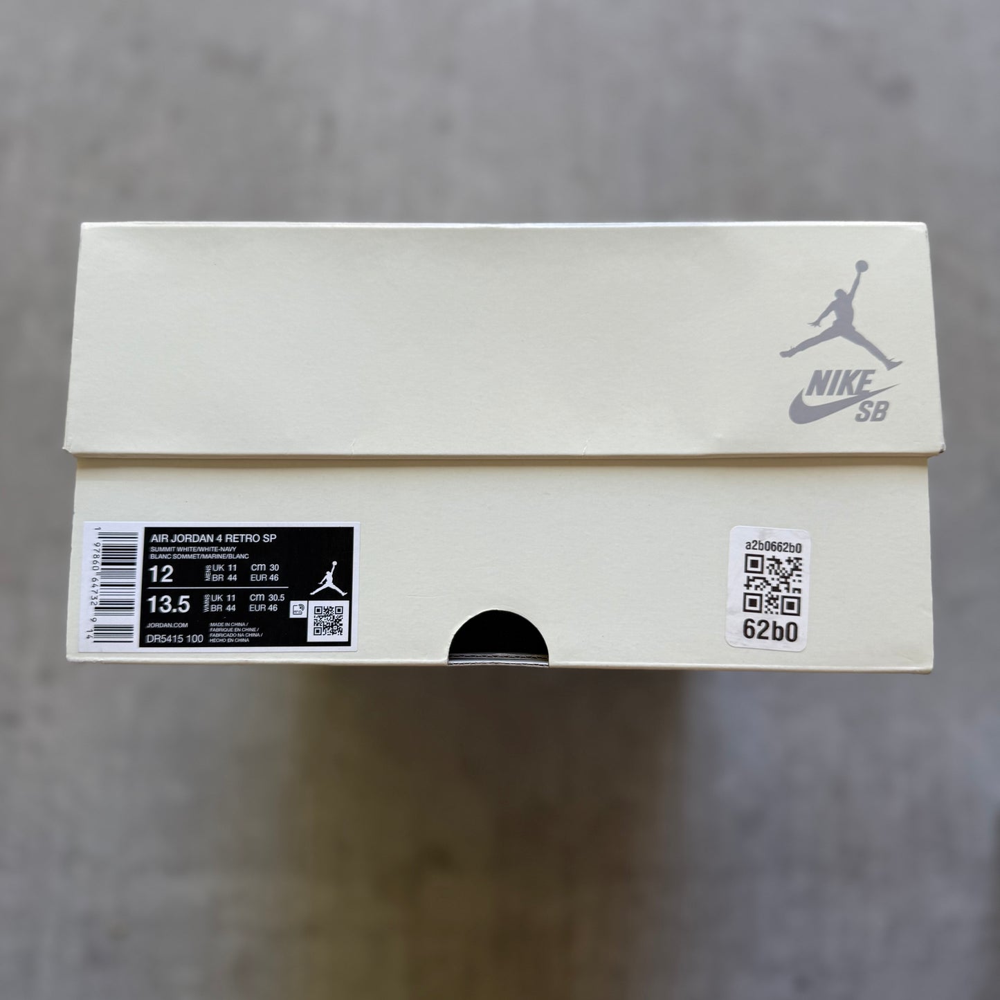 Size 12 - 2023 Nike Air Jordan 4 SB “Navy”