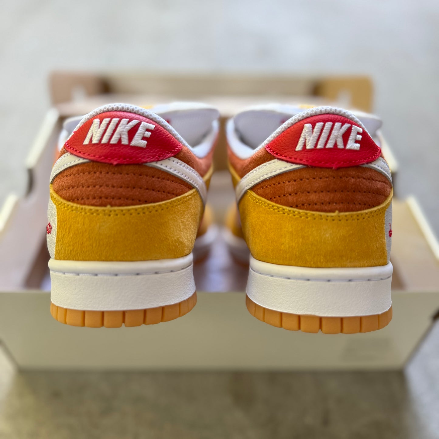 Size 10 - 2024 Chocolate Skateboards x Nike Dunk SB Low “Sun / 30th Anniversary” SAMPLE