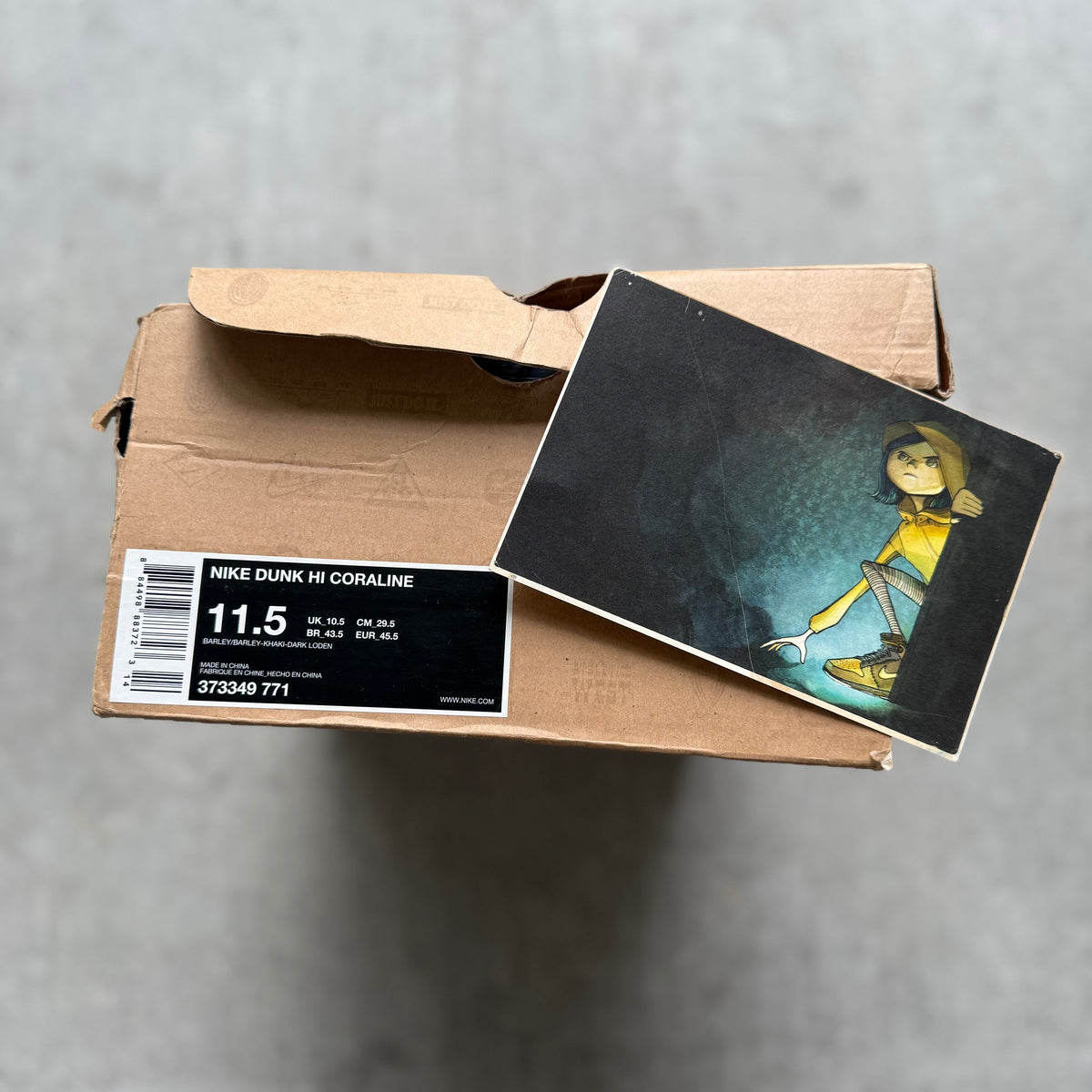 Size 11.5 - 2009 Nike Dunk SB High “Coraline”