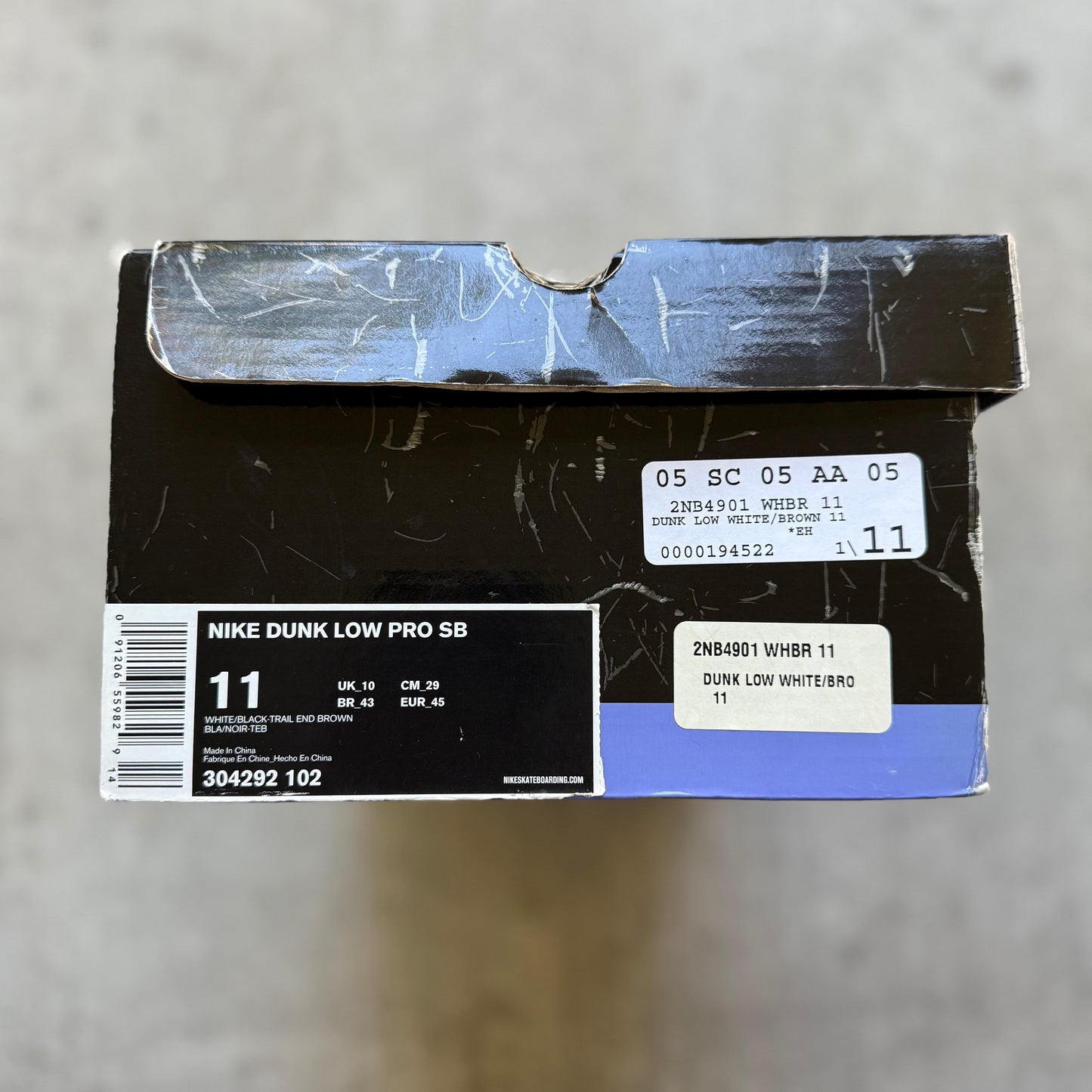 Size 11 - 2007 Nike Dunk SB Low “Trail End”
