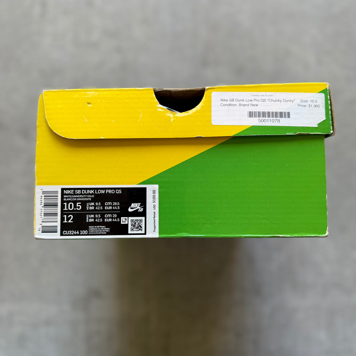 Size 10.5 - 2020 Ben & Jerry’s x Nike Dunk SB Low “Chunky Dunky”
