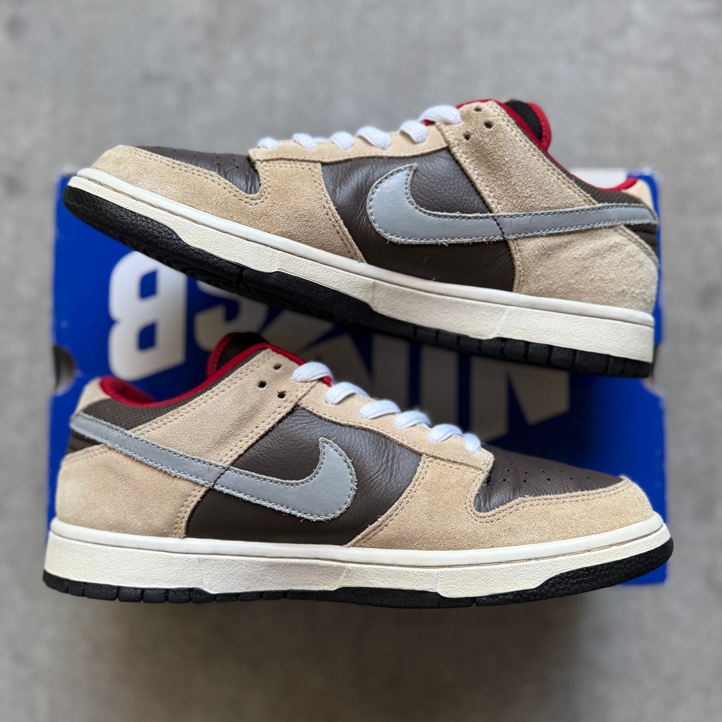Size 9 - 2009 Nike Dunk SB Low "Dark Chocolate Linen"