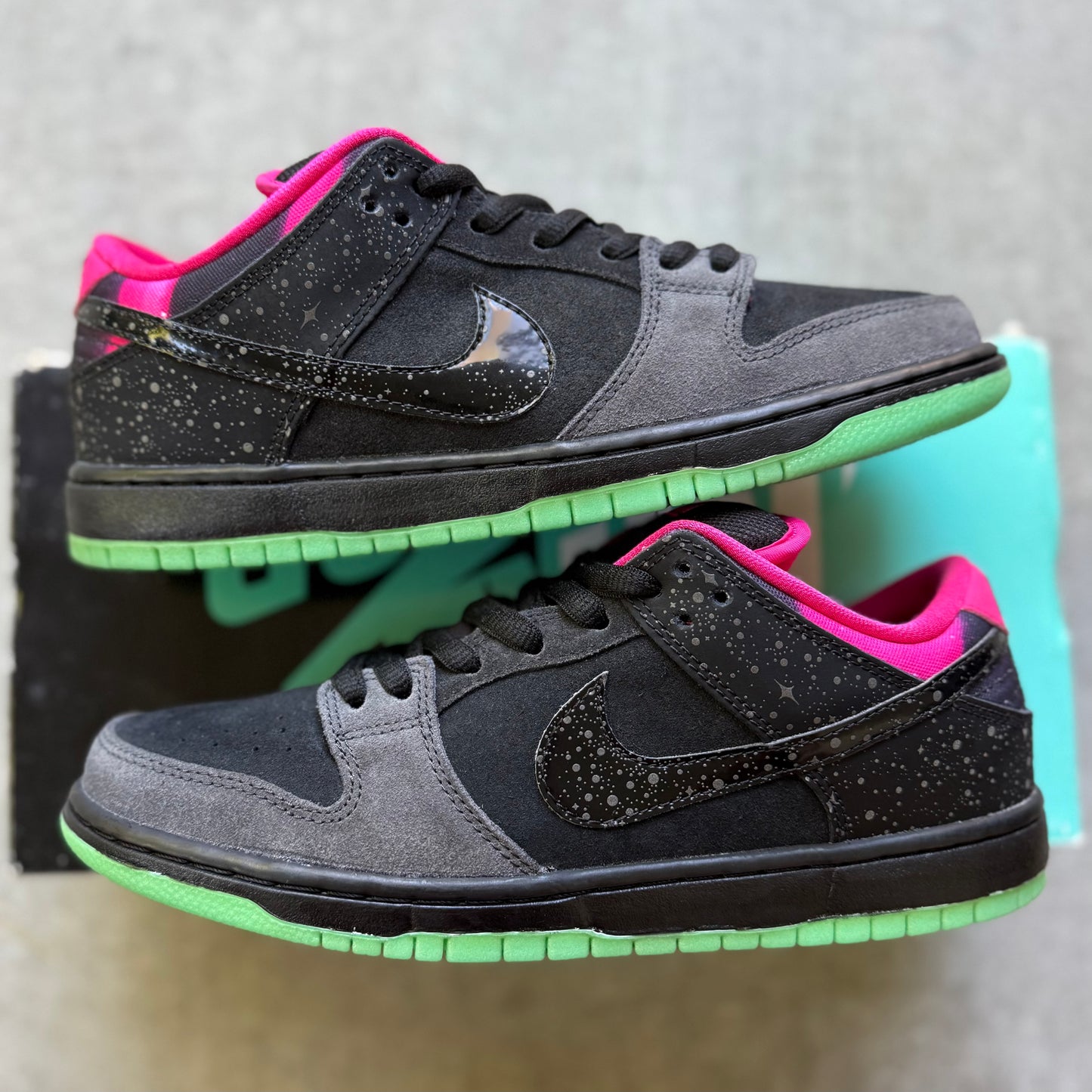 Size 9 - 2014 Premier x Nike Dunk SB Low "Northern Lights"