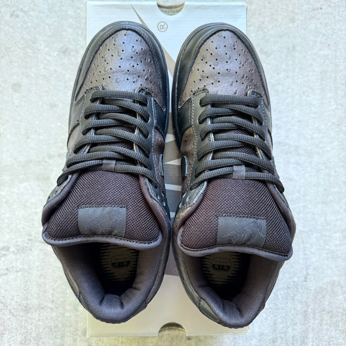 Size 9 - 2003 Nike Dunk SB Low "Ostrich"