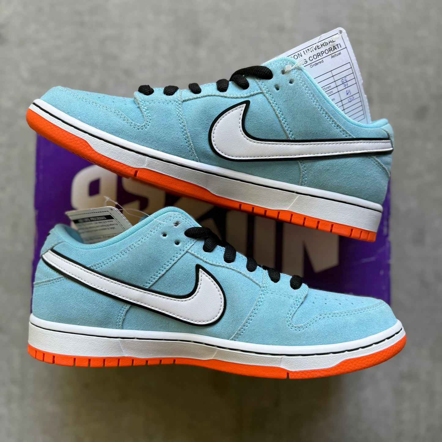 Size 9 - 2021 Nike Dunk SB Low "Club 58 / Gulf" SAMPLE