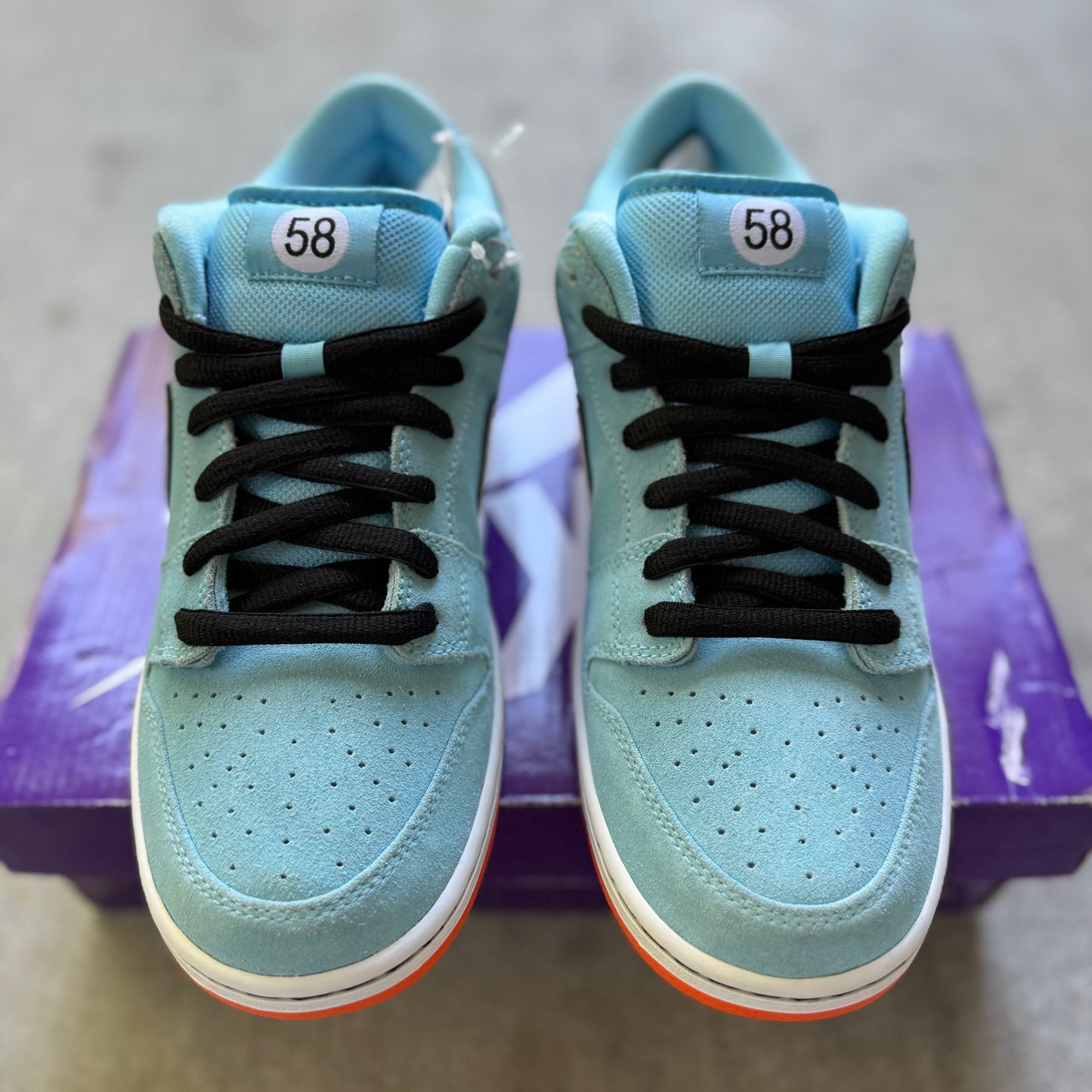 Size 9 - 2021 Nike Dunk SB Low "Club 58 / Gulf" SAMPLE