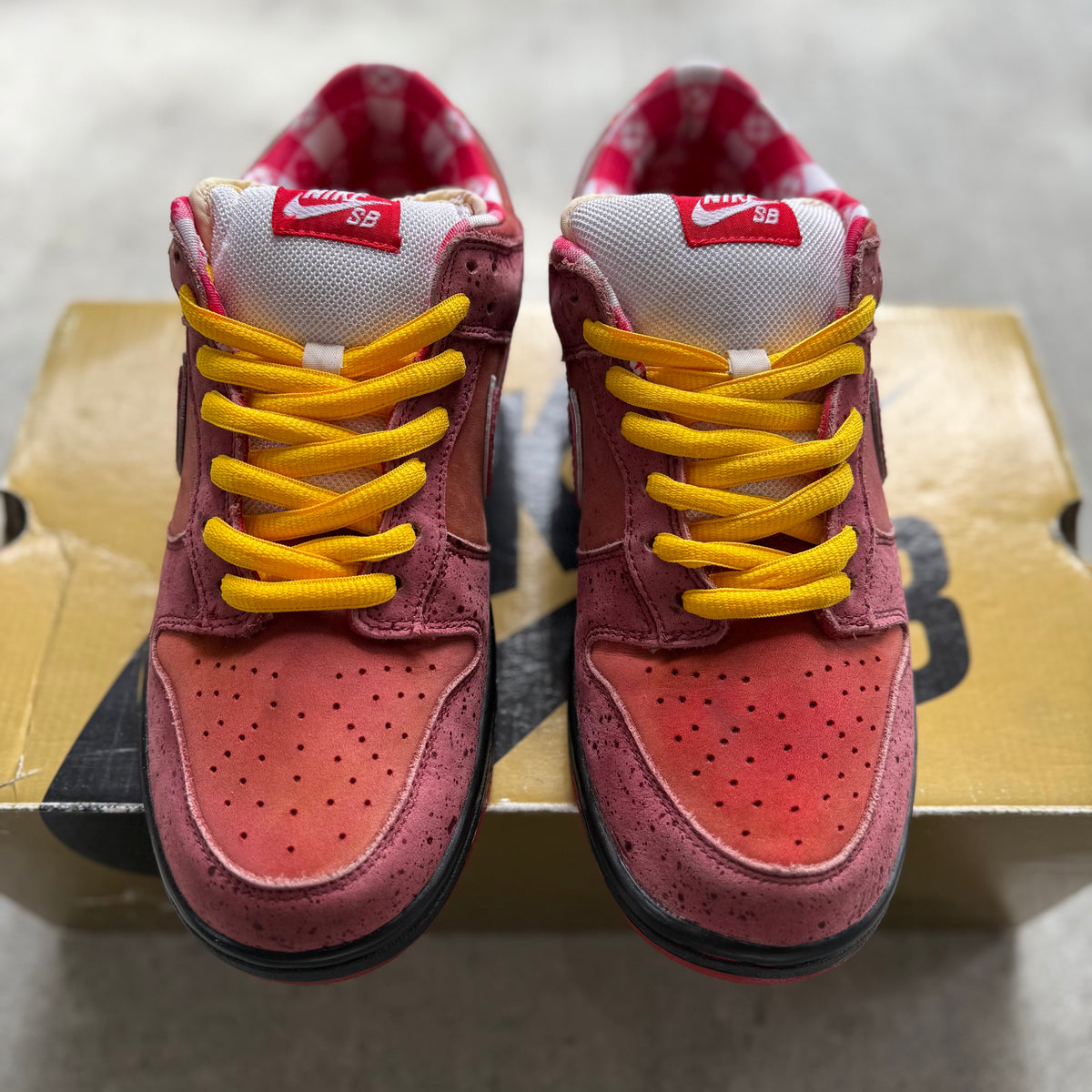 Size 9.5 - 2008 Concepts x Nike Dunk SB Low “Red Lobster”