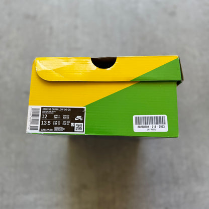 Size 12 - 2020 Medicom Toy x Nike Dunk SB Low