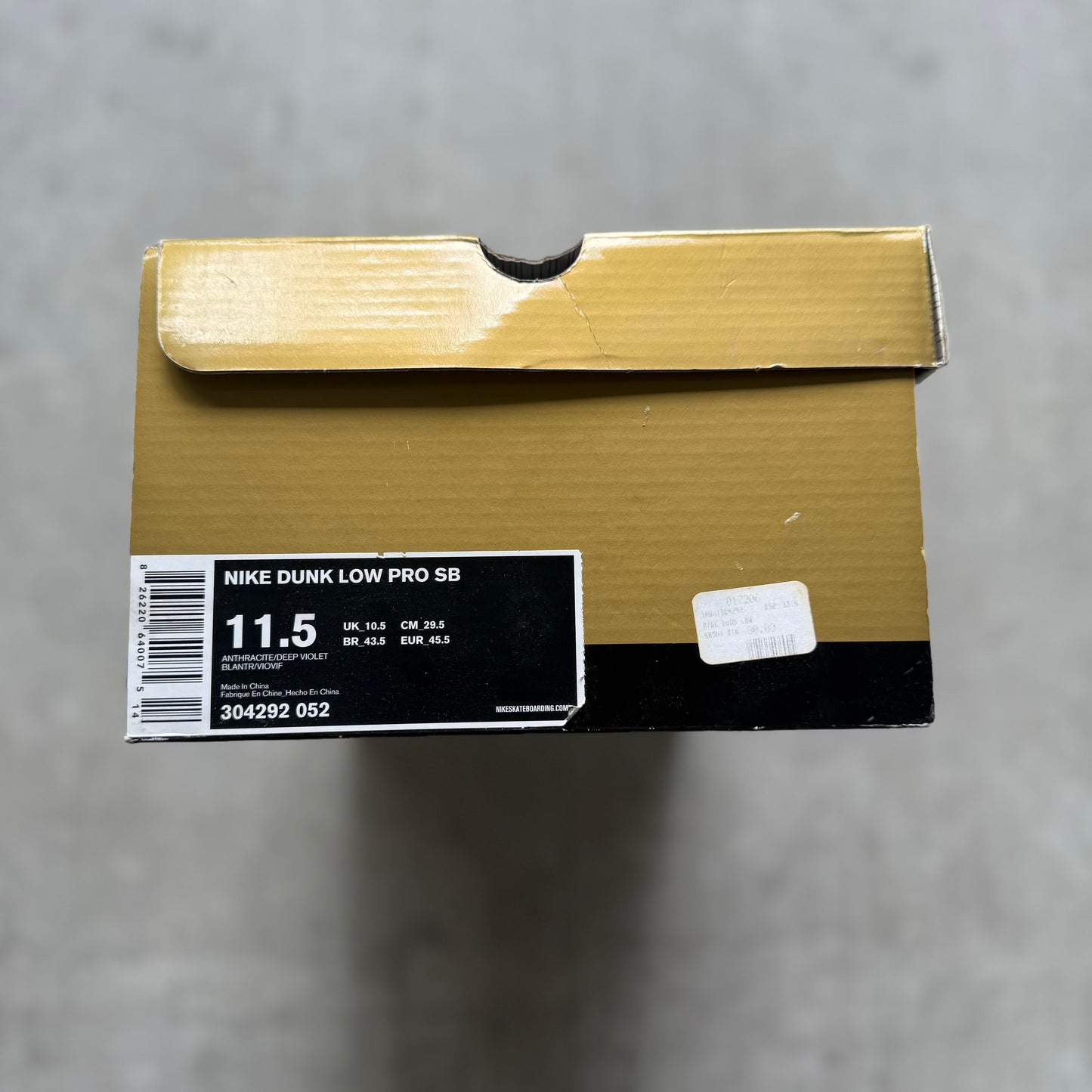 Size 11.5 - 2008 Nike Dunk SB Low “Space Tiger”