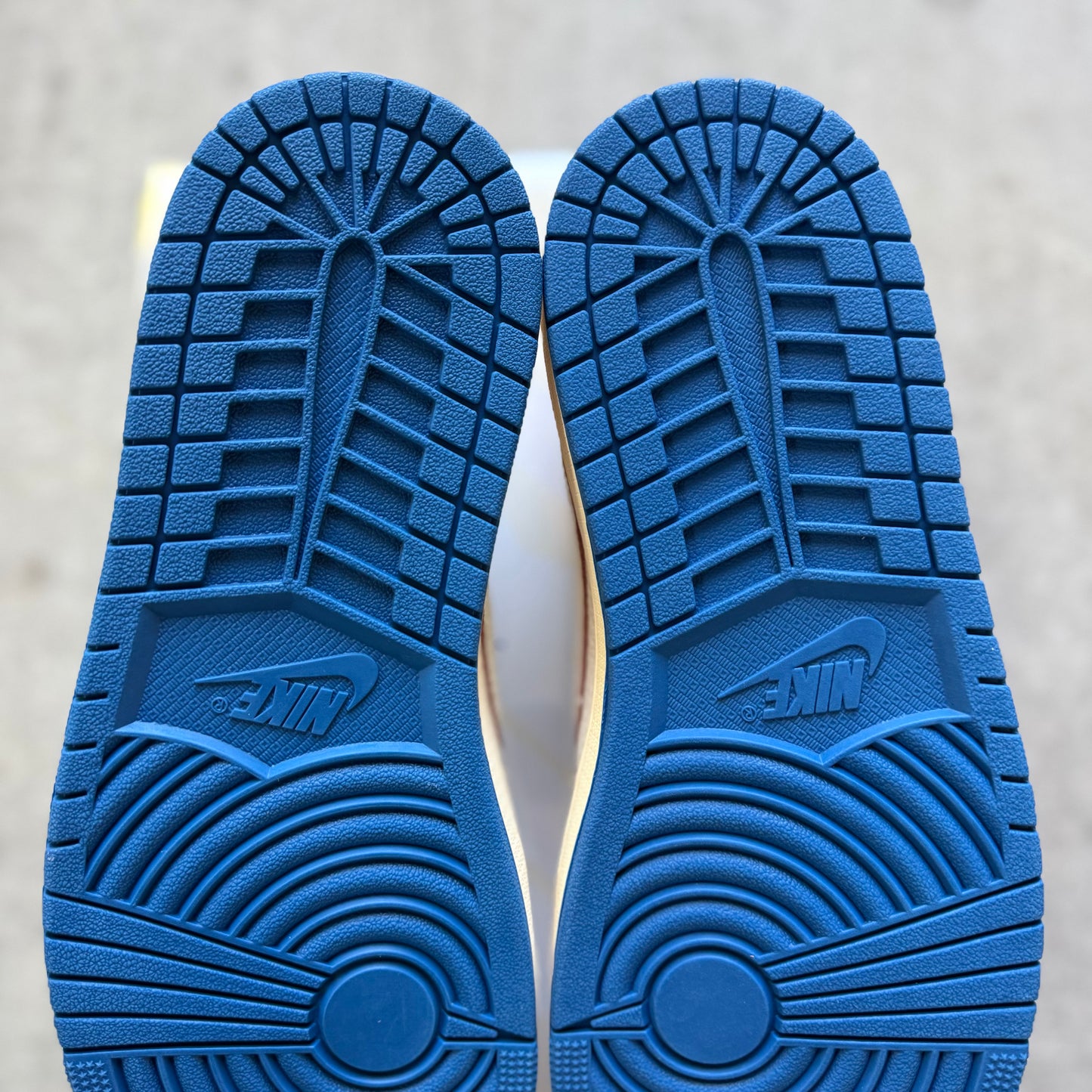 Size 11 - 2025 Fragment x Travis Scott Jordan 1 Low “Sail/Military Blue”