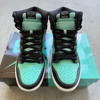 Size 13 - 2014 Diamond Supply Co. x Nike Dunk SB High “Tiffany”