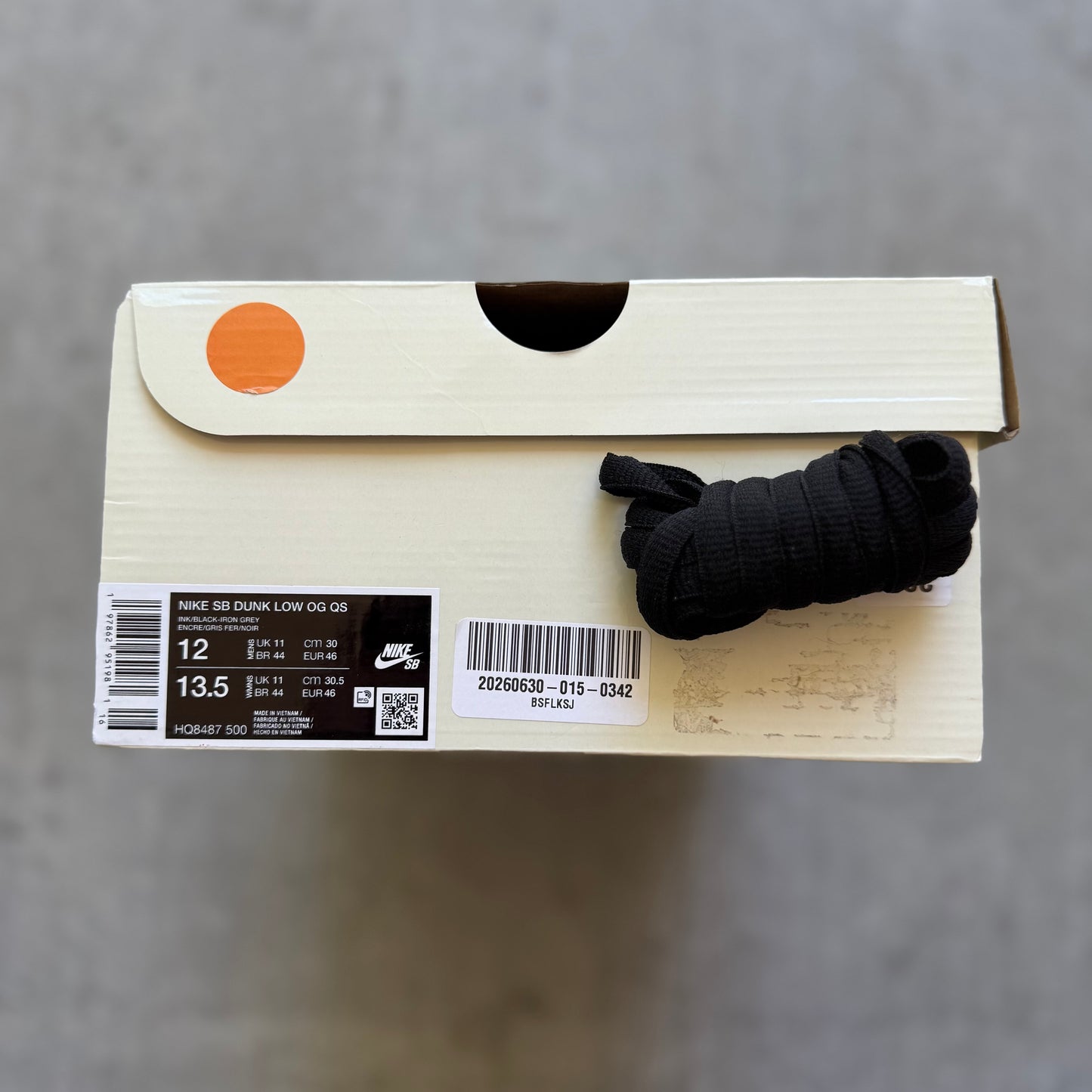Size 12 - 2025 Supreme x Nike Dunk SB Low “94 Ink”