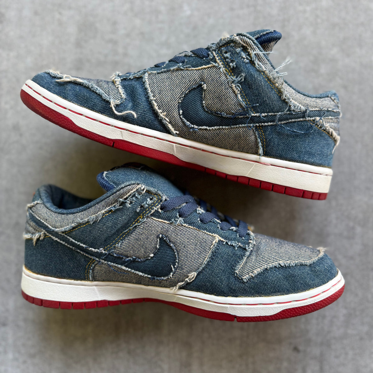 Size 10 - 2006 Nike Dunk Low CL “Denim” Reese Forbes Custom