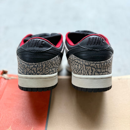 Size 9 - 2002 Supreme x Nike Dunk SB Low “Black Cement”
