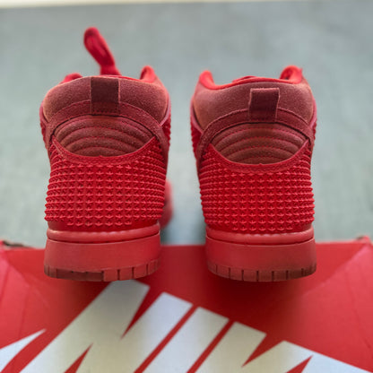 Size 9 - 2015 Nike Dunk High CMFT “Red October”