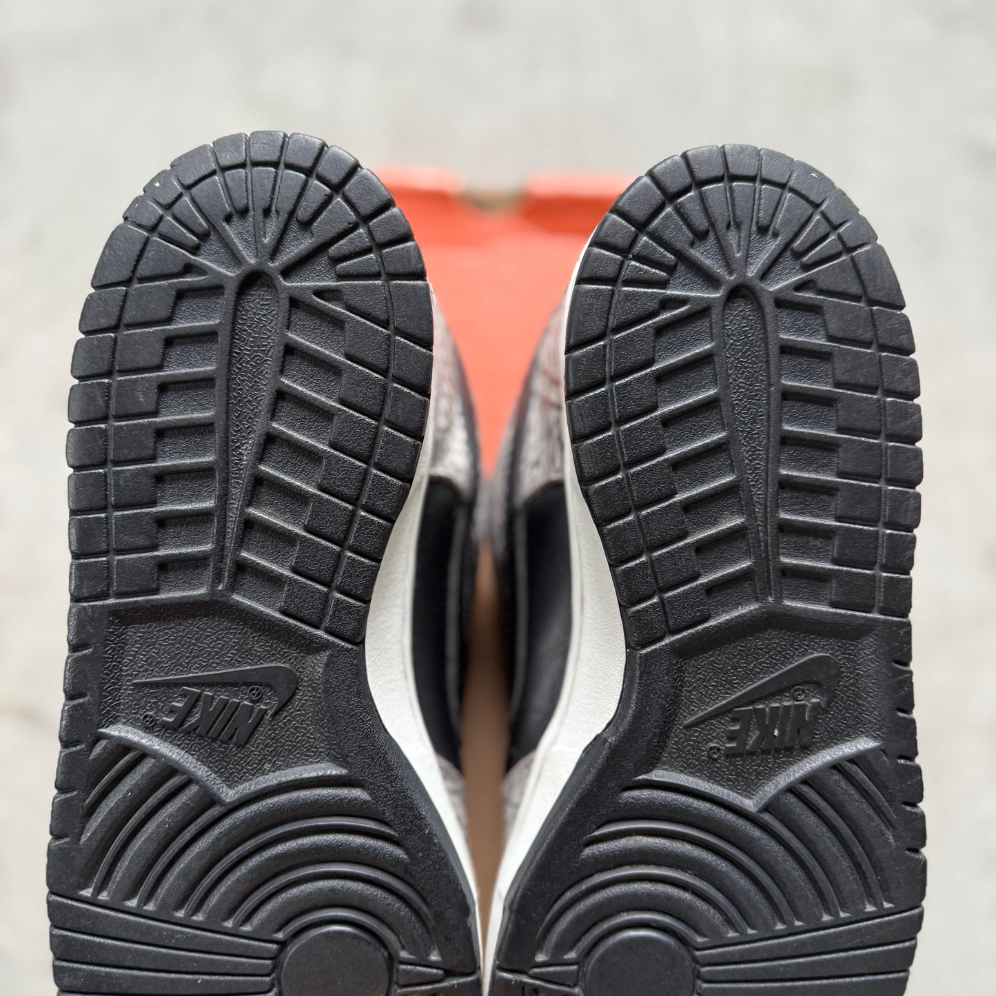 Size 10 - 2002 Supreme x Nike Dunk SB Low “Black Cement”