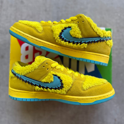 Size 9.5 - 2020 Grateful Dead x Nike Dunk SB Low “Opti Yellow”
