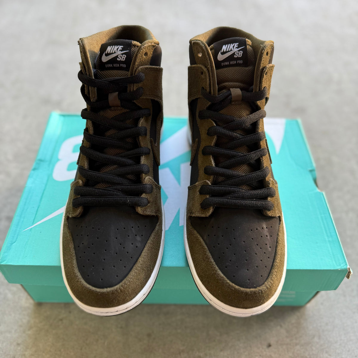 Size 11 - 2017 Nike Dunk Sb High “Loden”
