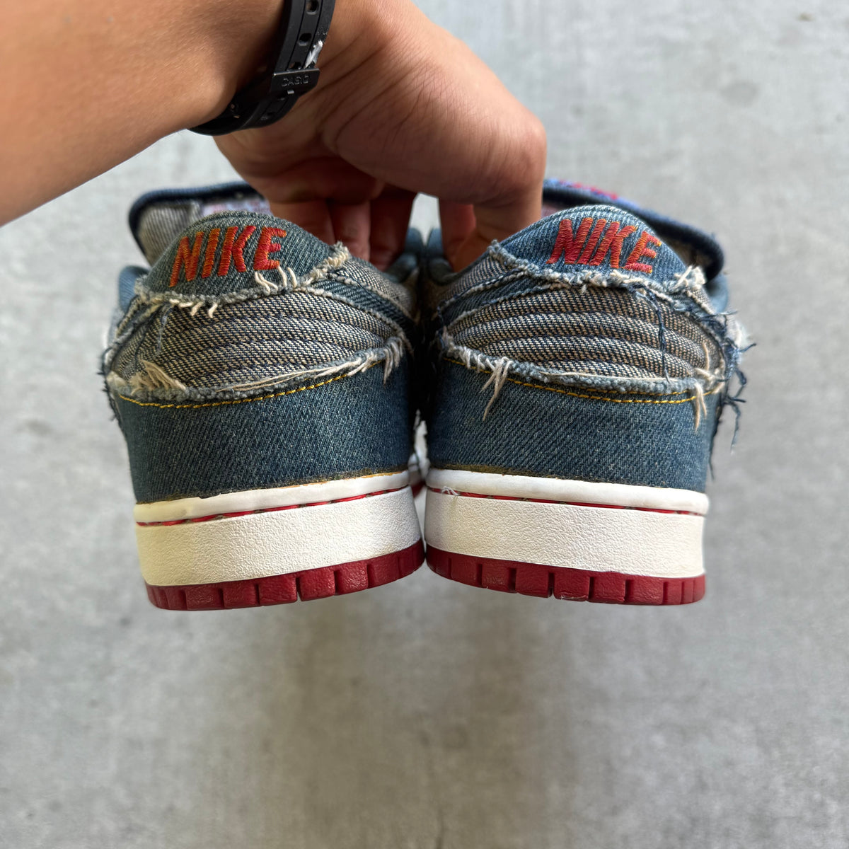 Size 10 - 2006 Nike Dunk Low CL “Denim” Reese Forbes Custom