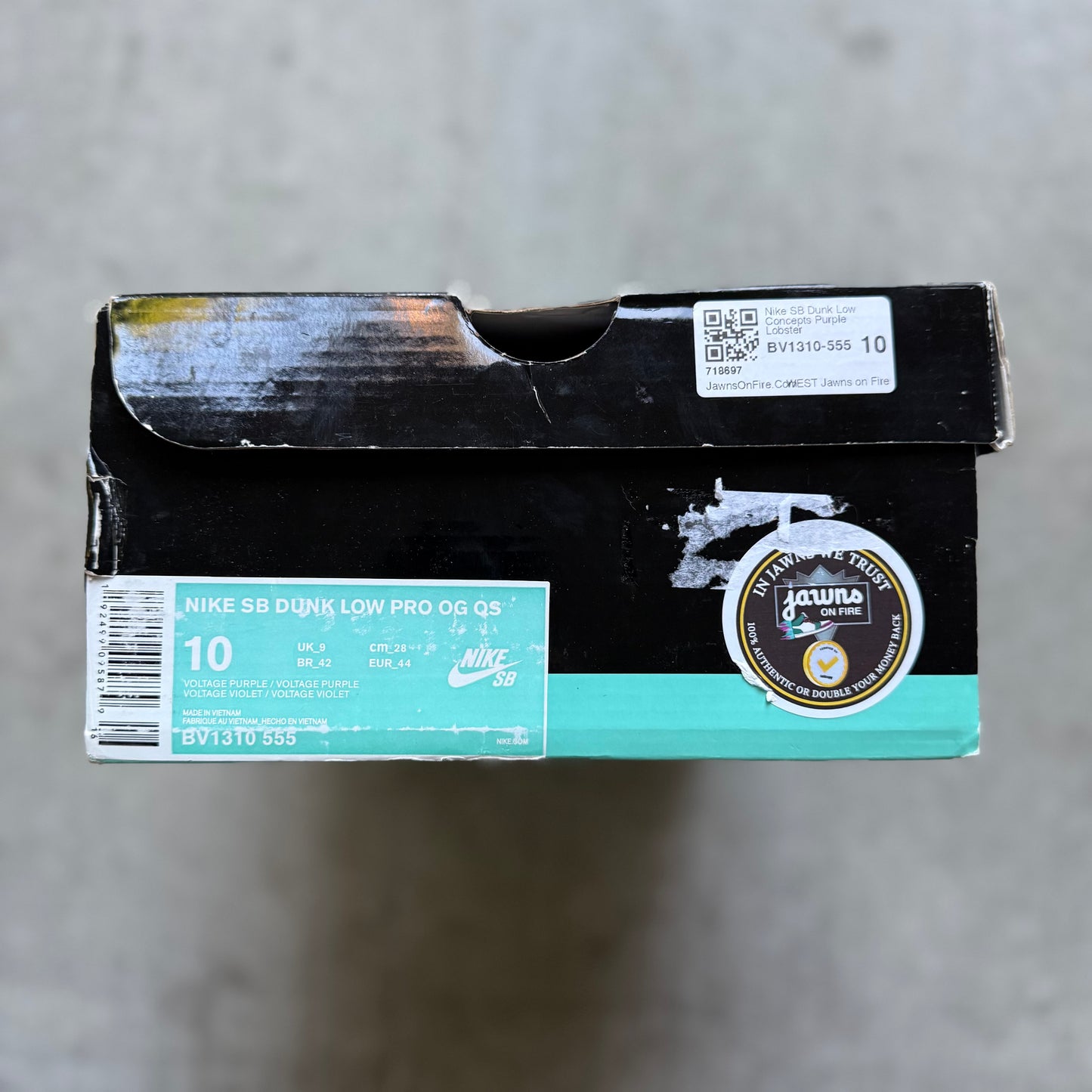 Size 10 - 2018 Concepts x Nike Dunk SB Low “Purple Lobster”
