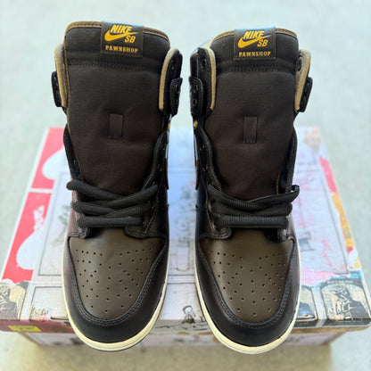 Size 12 - Pawnshop Skate Co. x Nike Dunk SB High Special Box