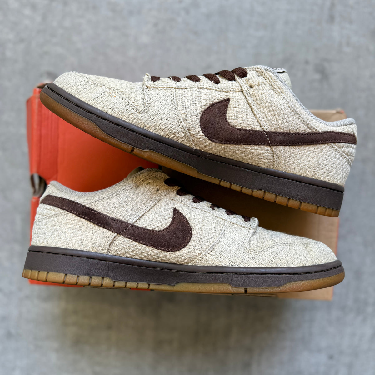 Size 9.5 - 2005 Nike Dunk Low “Hemp”