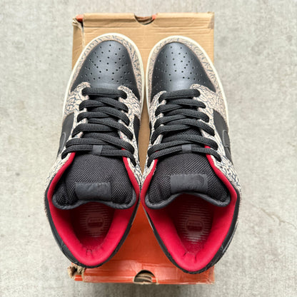 Size 9 - 2002 Supreme x Nike Dunk SB Low “Black Cement”