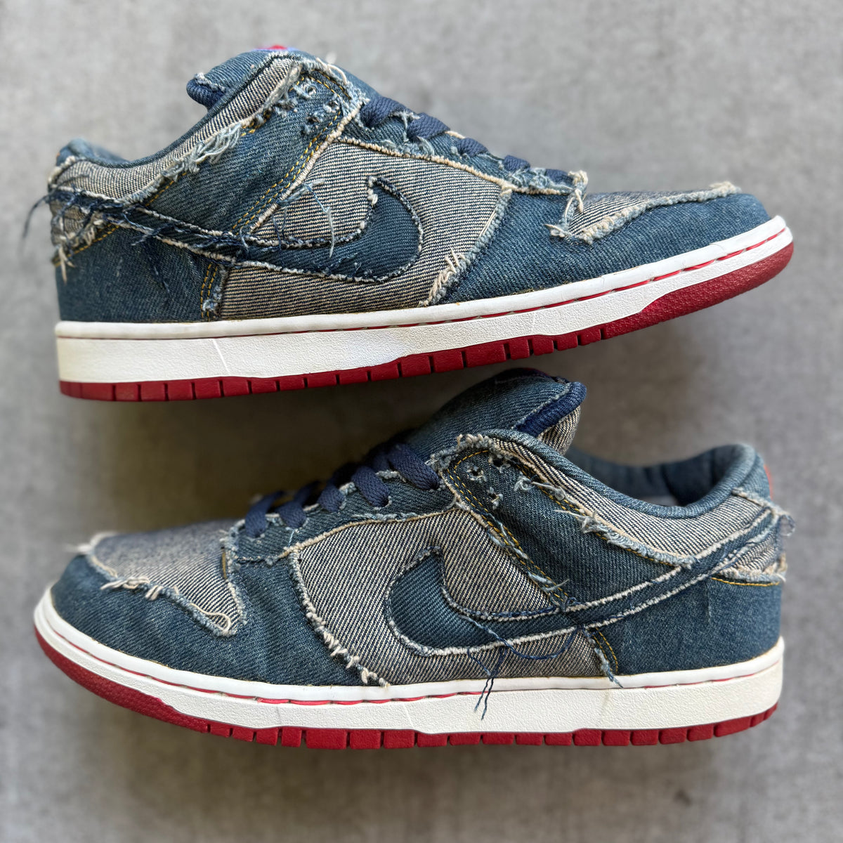 Size 10 - 2006 Nike Dunk Low CL “Denim” Reese Forbes Custom