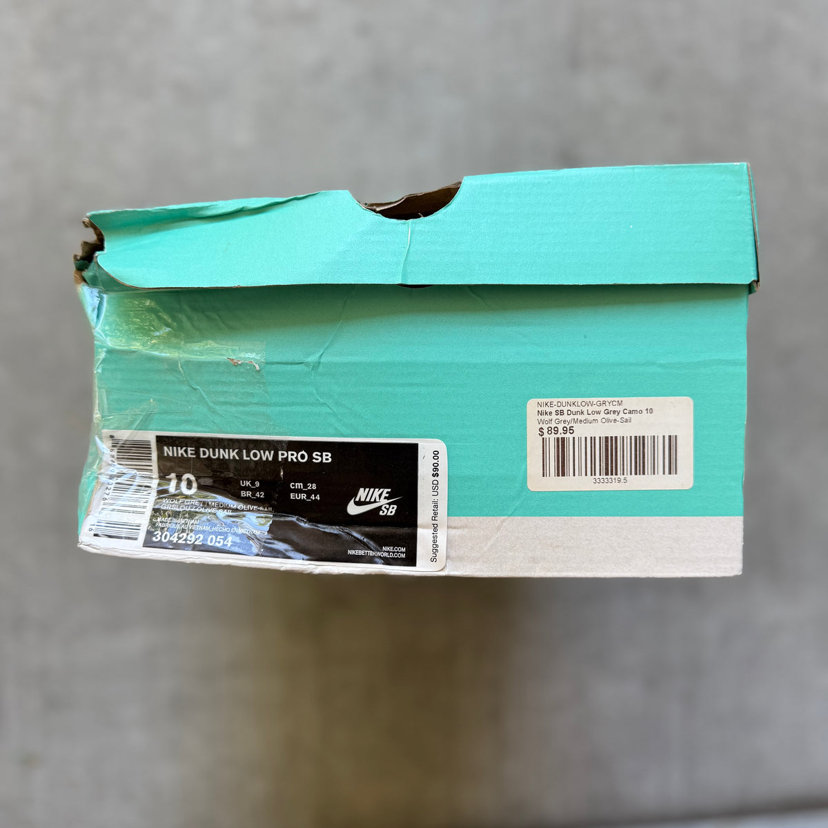 Size 10 - 2015 Nike Dunk SB Low “Digi Camo”