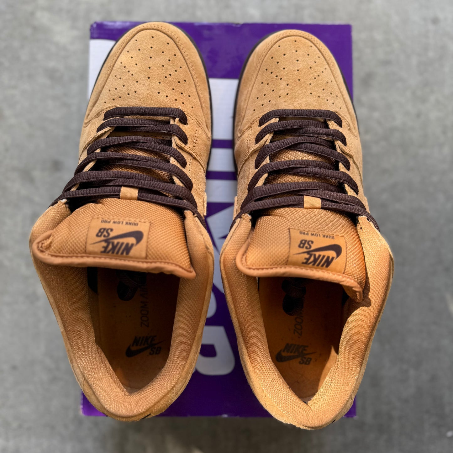 Size 10.5 - 2021 Nike Dunk SB Low “Wheat”