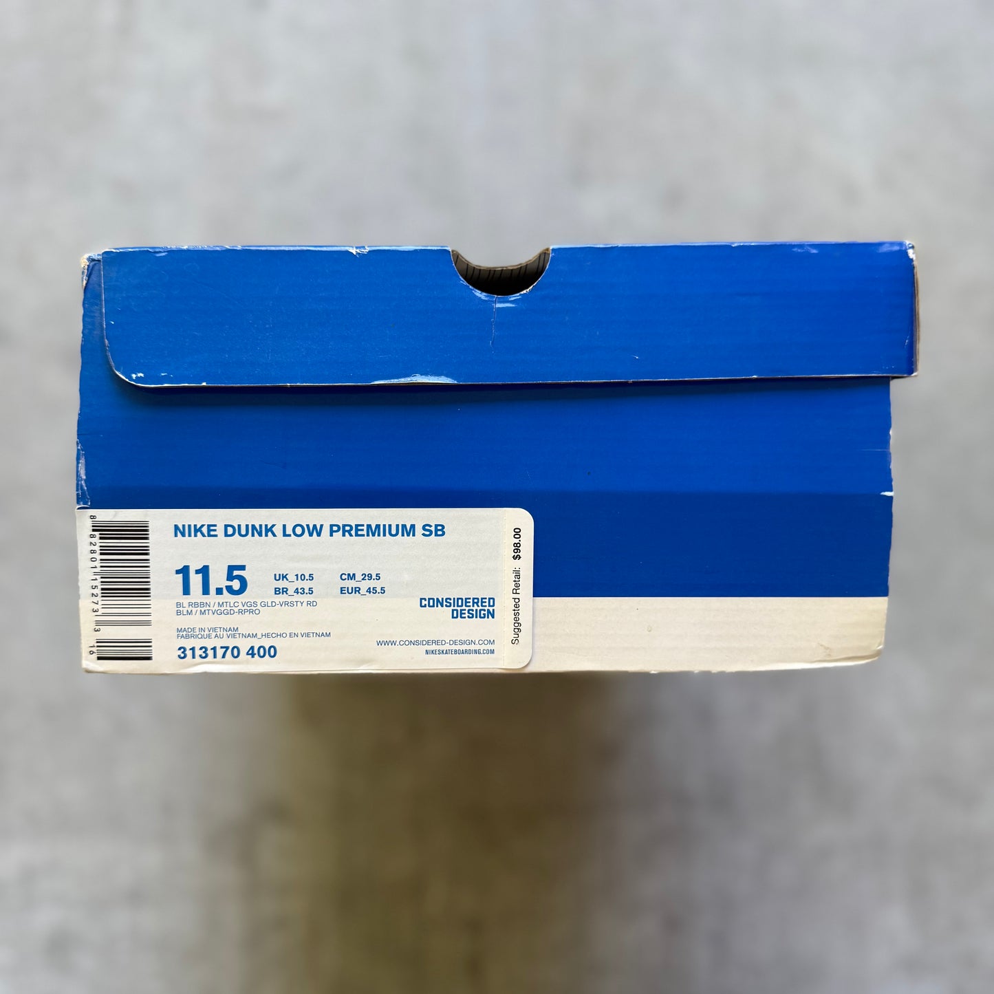 Size 11.5 - 2017 Nike Dunk SB Low “Eric Koston”