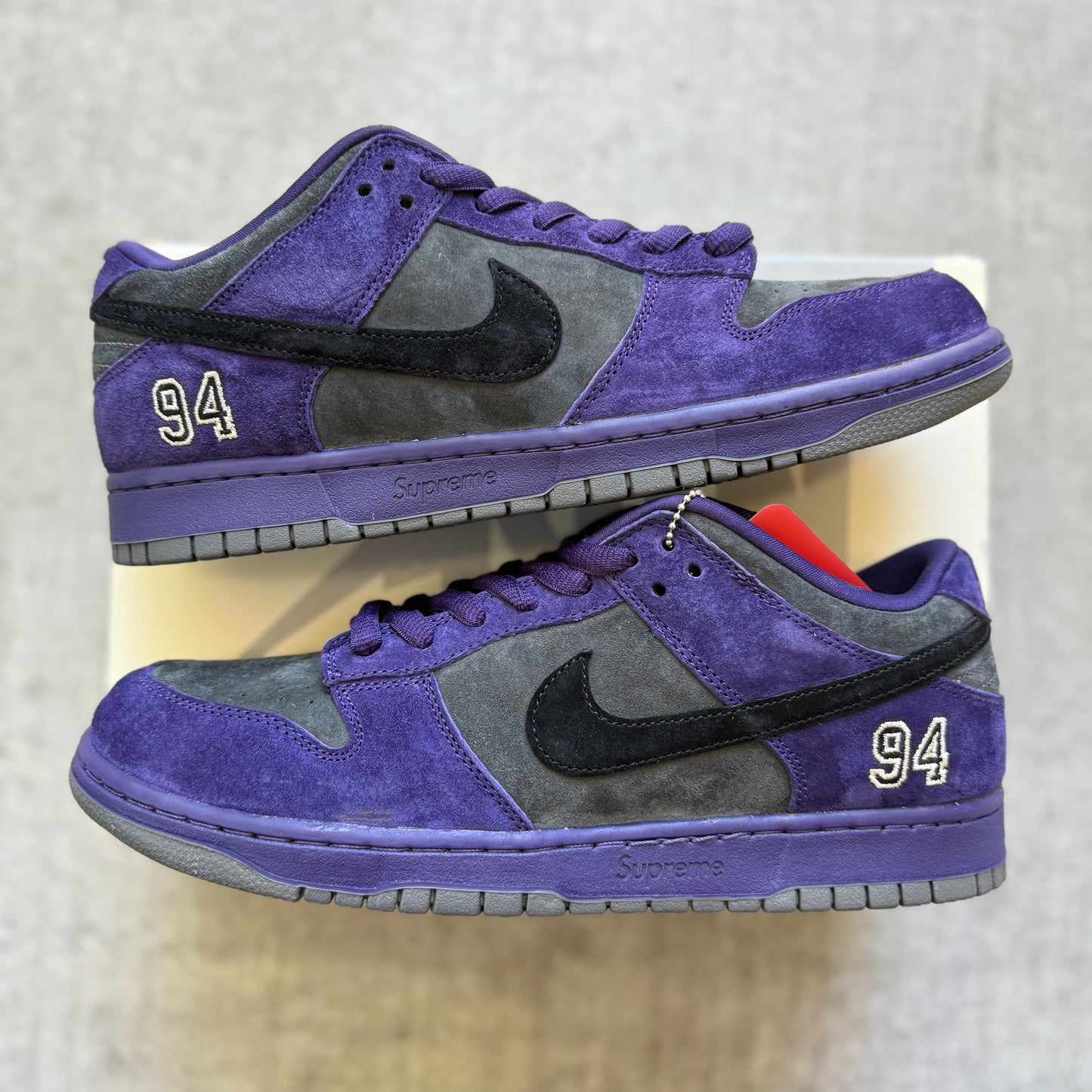 Size 12 - 2025 Supreme x Nike Dunk SB Low “94 Ink”