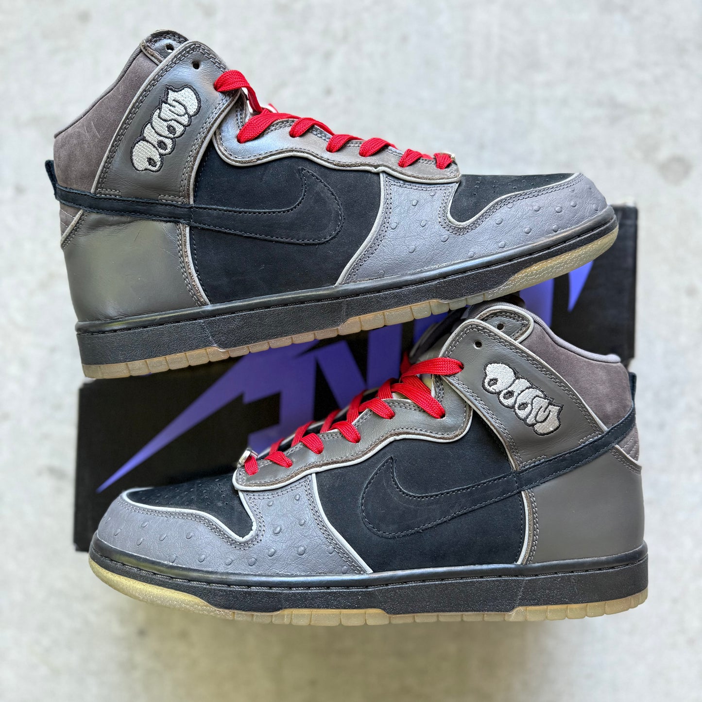 Size 12 - 2007 Nike Dunk SB High “MF DOOM”