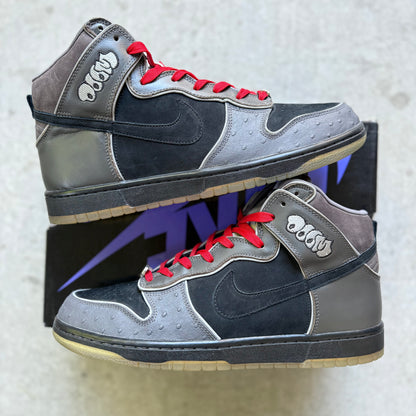 Size 12 - 2007 Nike Dunk SB High “MF DOOM”
