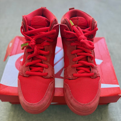 Size 9 - 2015 Nike Dunk High CMFT “Red October”