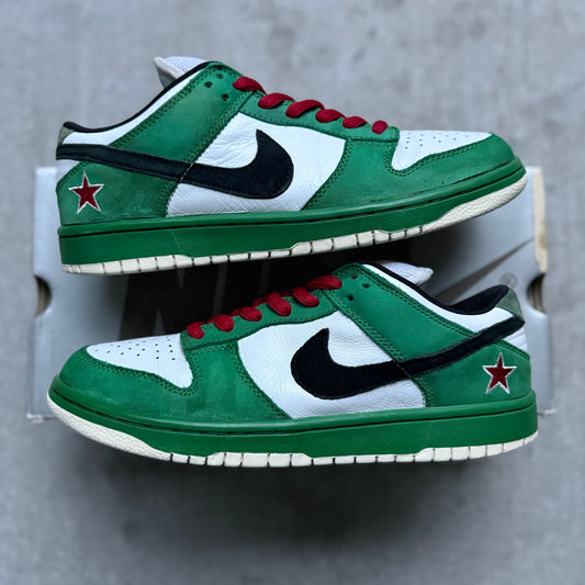 Size 9.5 - 2003 Nike Dunk SB Low “Heineken”