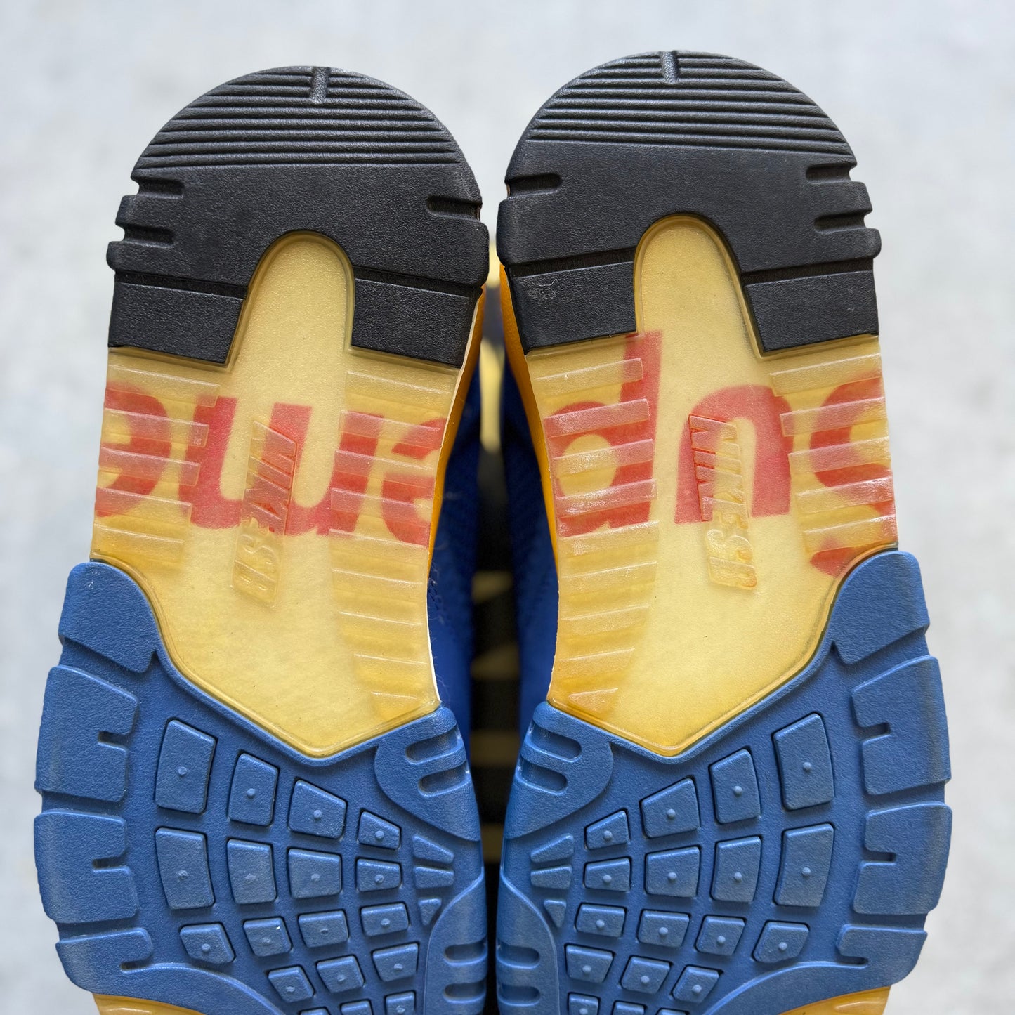 Size 11.5 - 2007 Supreme x Nike Air Trainer 2 SB “Royal Yellow”