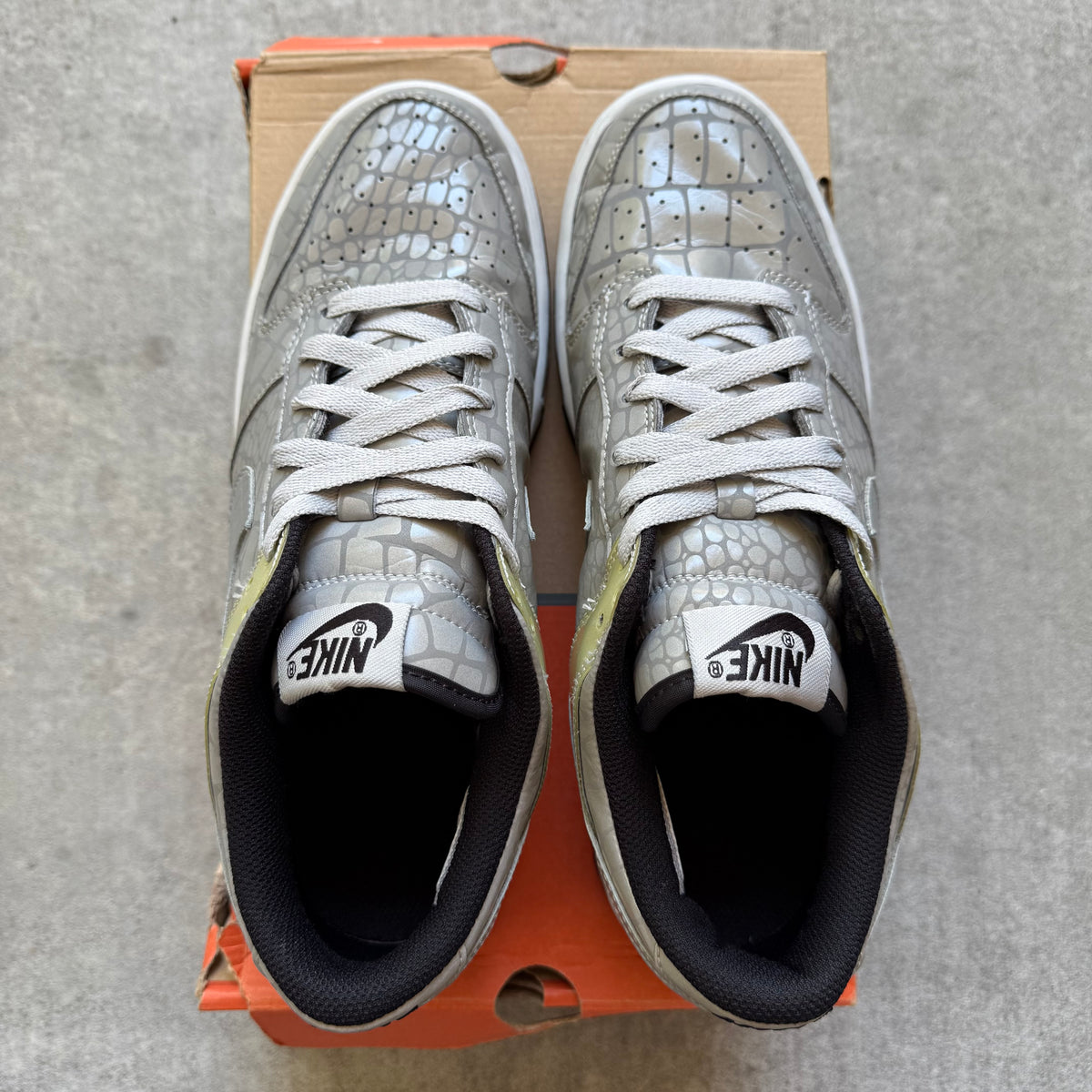 Size 9 - 2006 Nike Dunk Low “Reflector Pack / Metallic Silver”