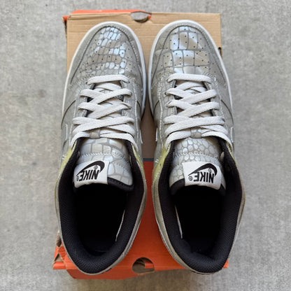 Size 9 - 2006 Nike Dunk Low “Reflector Pack / Metallic Silver”