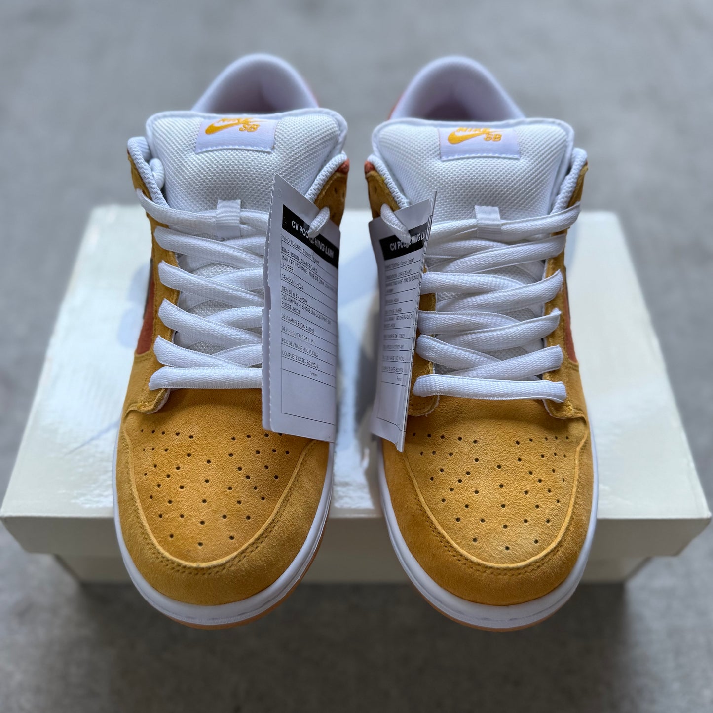 Size 8.5 - 2024 Chocolate Skateboards x Nike Dunk SB Low “Sun / 30th Anniversary” SAMPLE