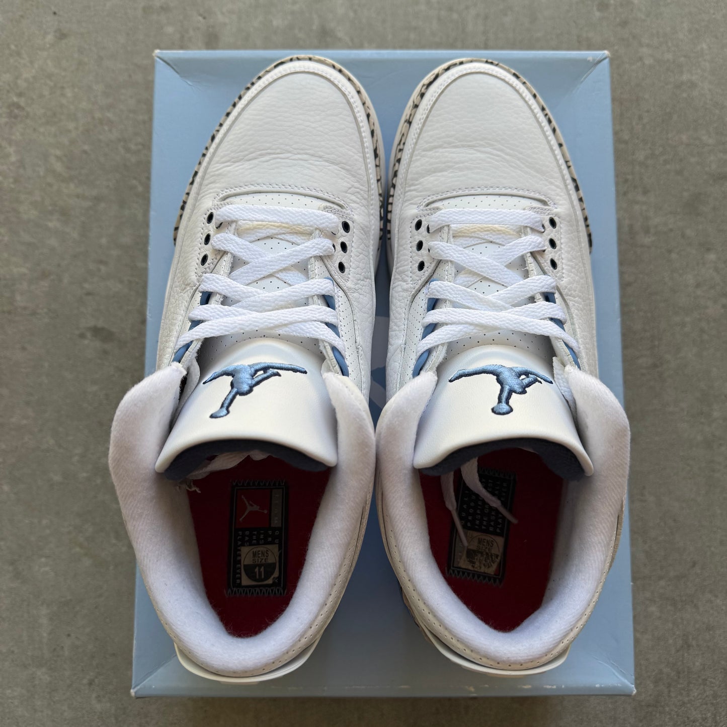 Size 11 - 2020 Nike Air Jordan 3 “UNC”