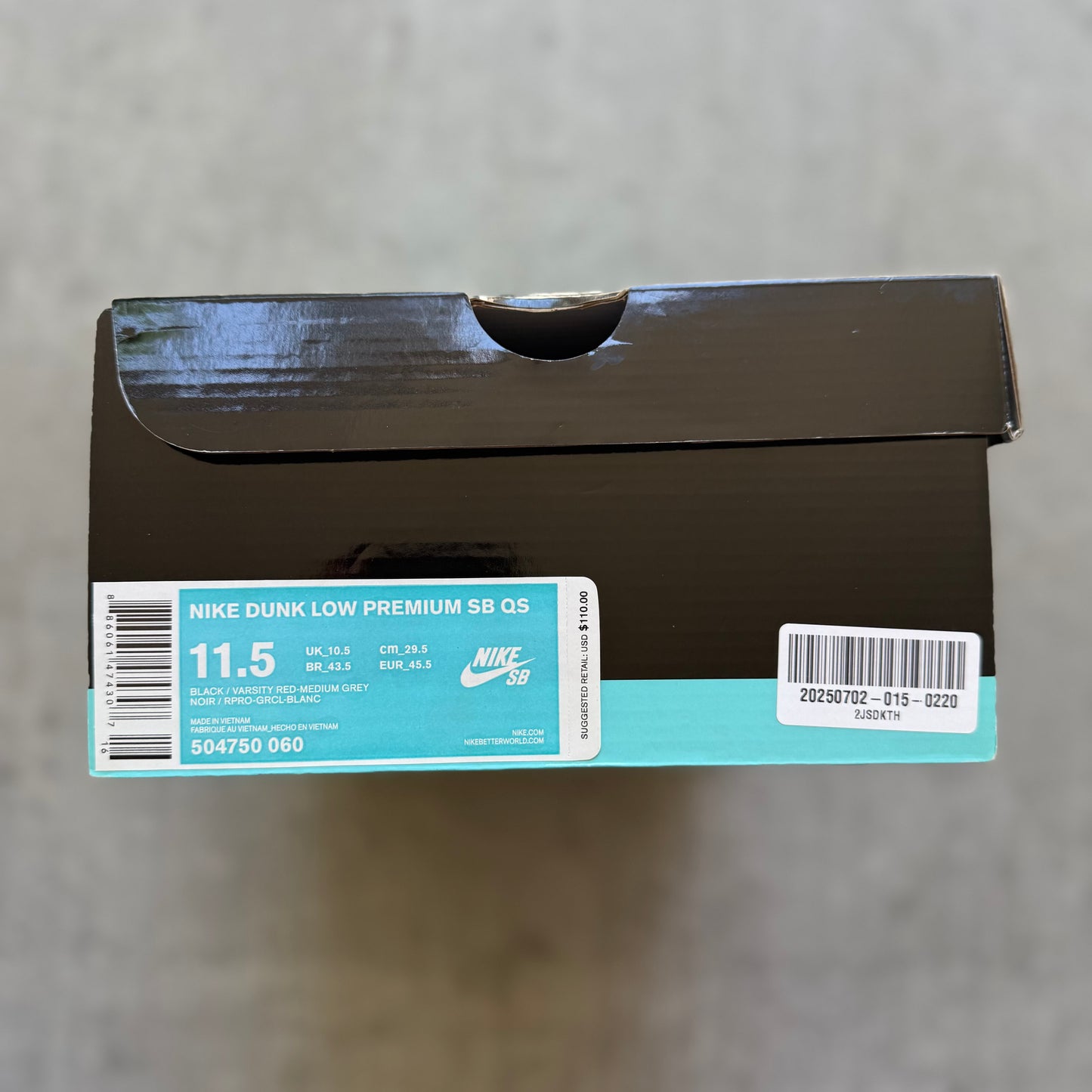 Size 11.5 - 2015 Nike Dunk SB Low “Primitive Paul Rodriguez”
