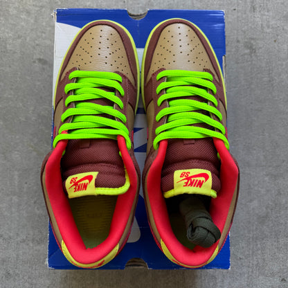 Size 9.5 - 2009 Nike Dunk SB Low “Toxic Sea Robin”