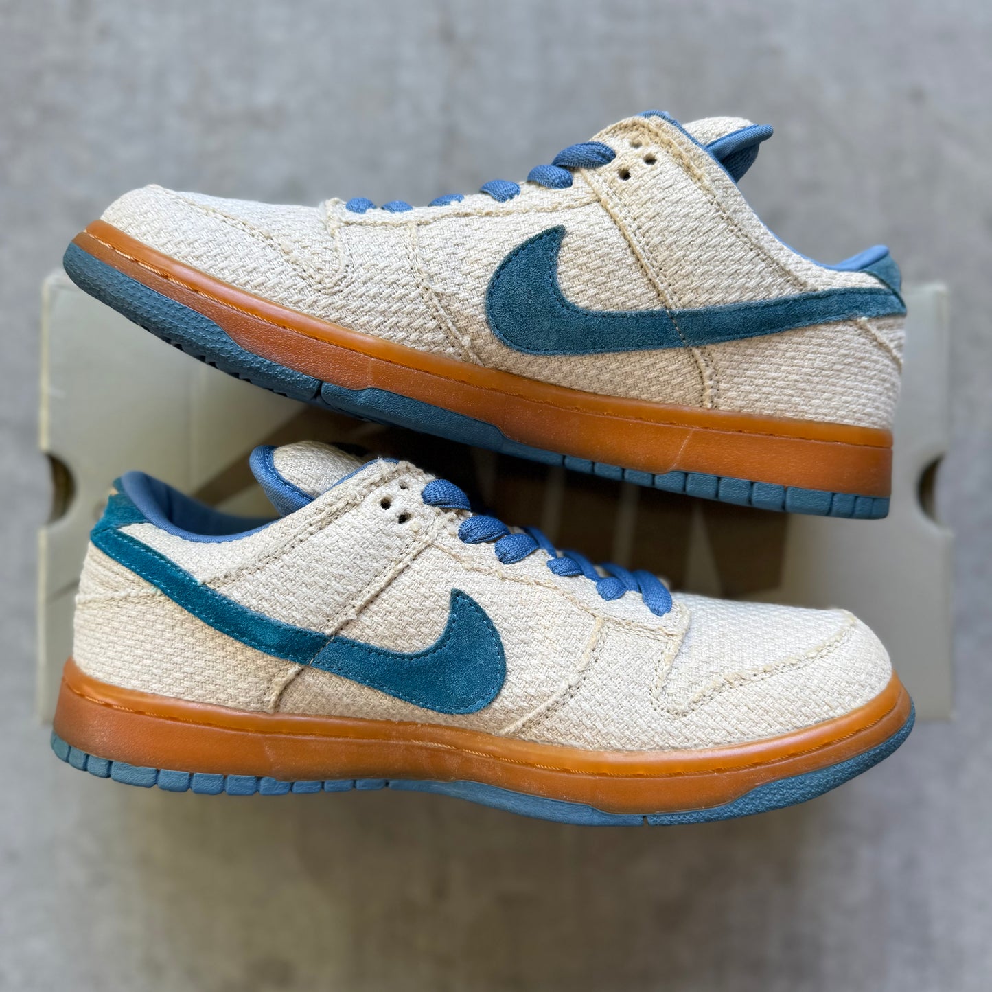 Size 9 - 2004 Nike Dunk SB Low “Blue Hemp”