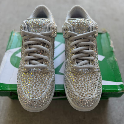 Size 11.5 - 2020 Swarovski x Nike Dunk Low Cactus Plant Flea Market “Pure Platinum”